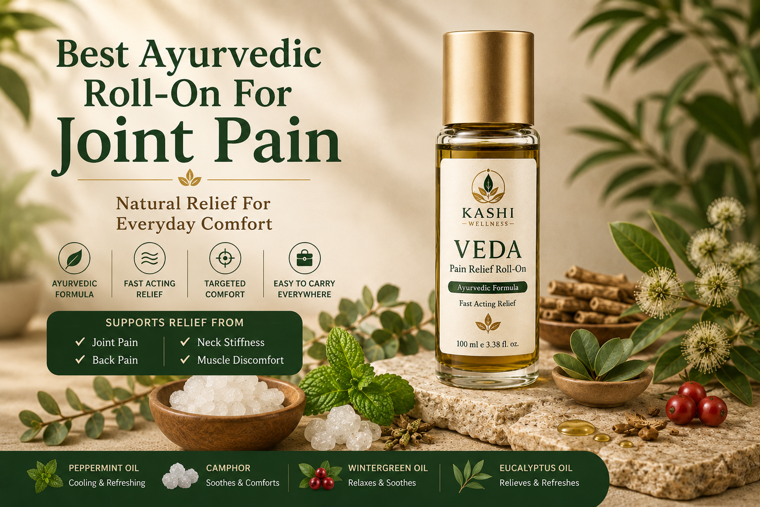 Best Ayurvedic Roll-On for Joint Pain: Natural Relief for Everyday Comfort